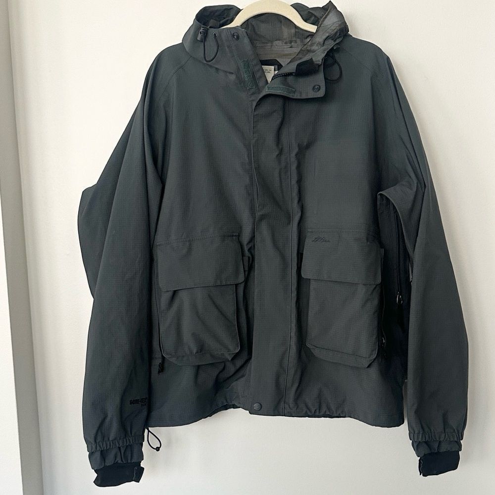 L.L. Bean Gray Men’s Gore Tex Fly Fishing Jacket XL